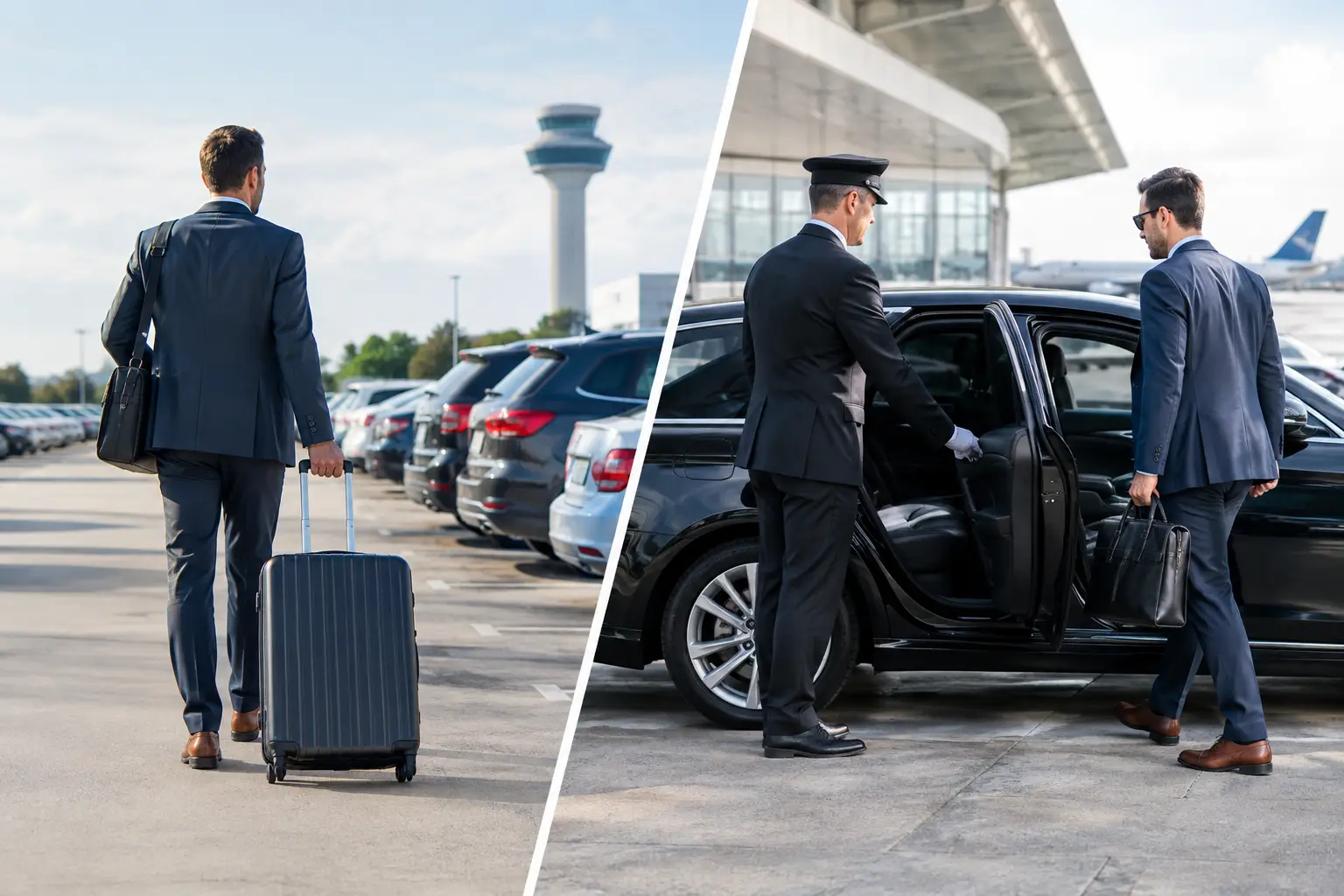 Airport Parking Versus Chauffeur for Business Trips