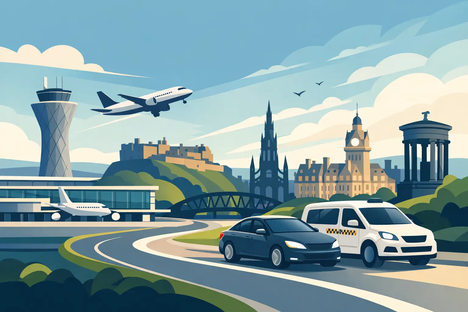 Edinburgh Airport Transfer to City Centre